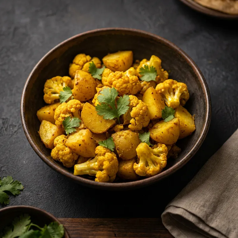 Aloo Gobi — Vegetarian at Hamro Restaurant, Cincinnati, OH