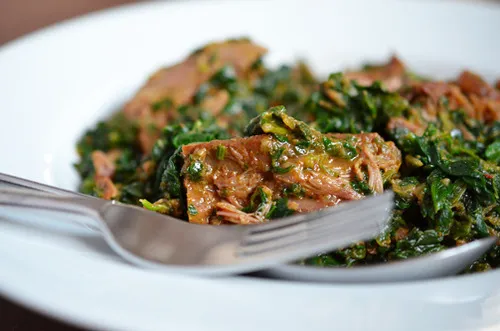 Goat Saag — Lamb & Goat at Hamro Restaurant, Cincinnati, OH