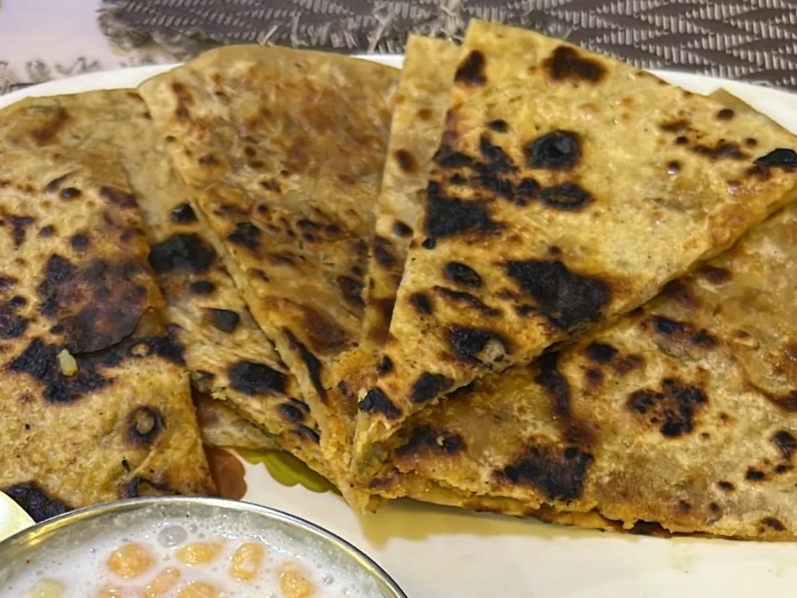 Plain Paratha — Traditional Breads at Hamro Restaurant, Cincinnati, OH