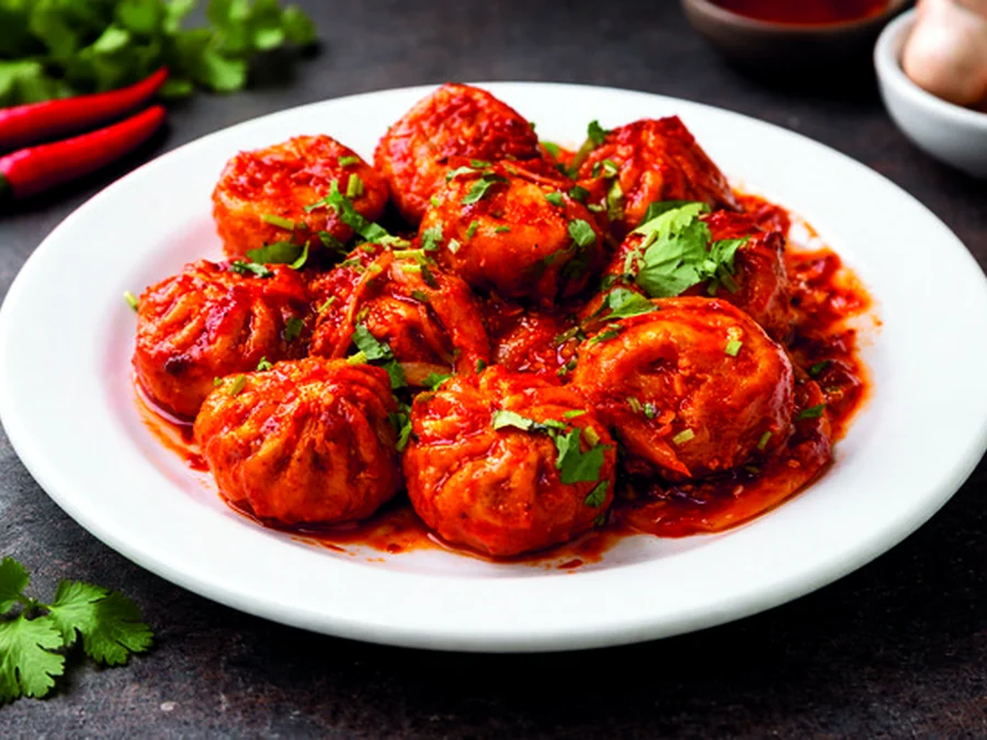 Pork Chili MoMo — MoMo at Hamro Restaurant, Cincinnati, OH