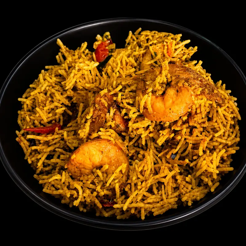 Shrimp Biryani — Rice at Hamro Restaurant, Cincinnati, OH