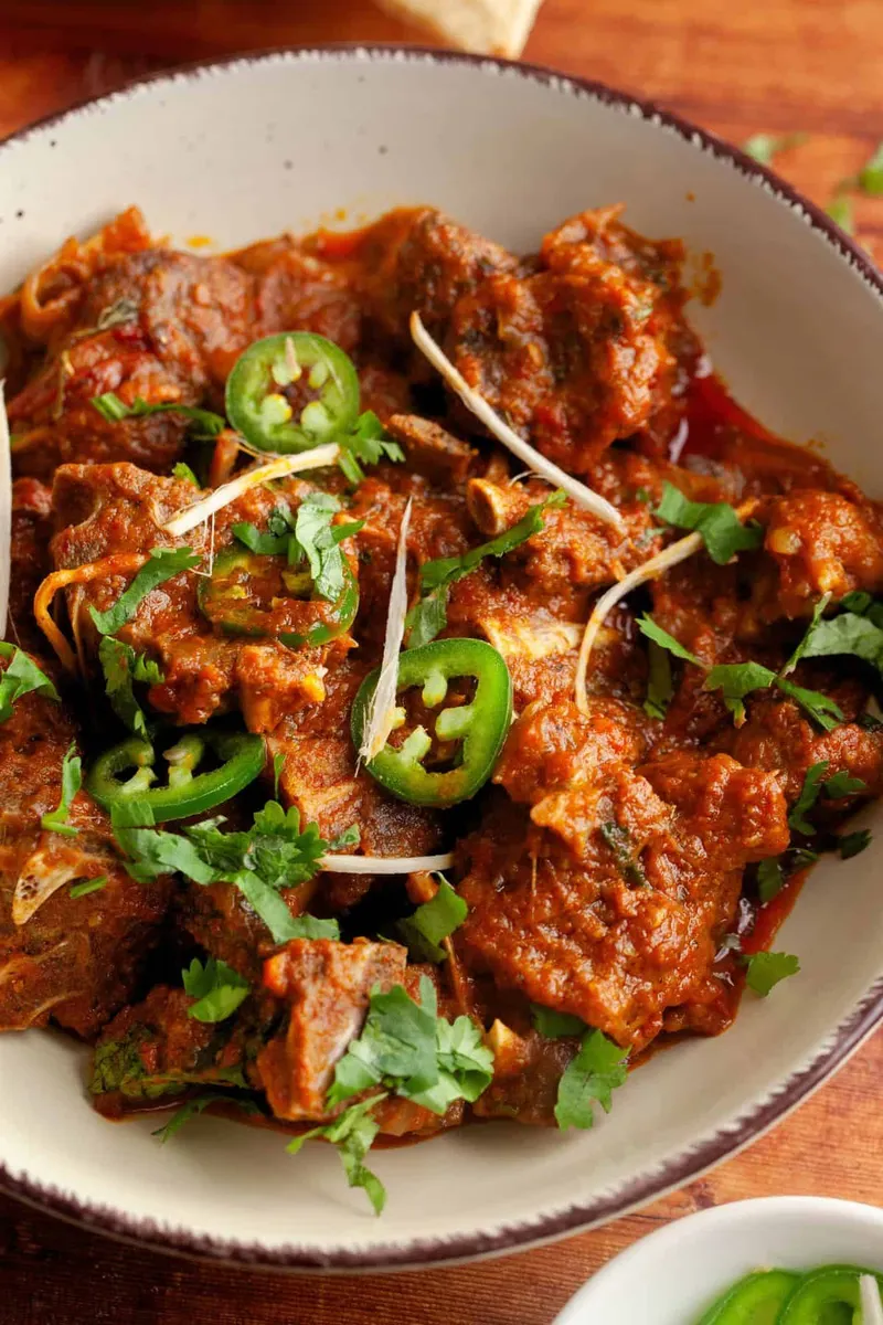 Kadai Goat — Lamb & Goat at Hamro Restaurant, Cincinnati, OH
