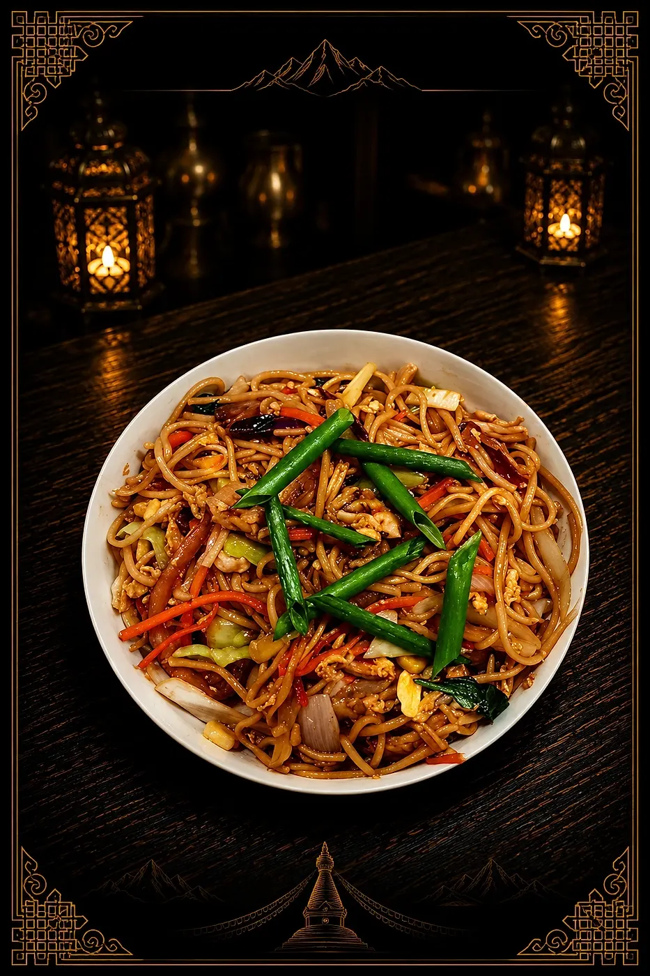 Pork Chow Mein — Noodles at Hamro Restaurant, Cincinnati, OH