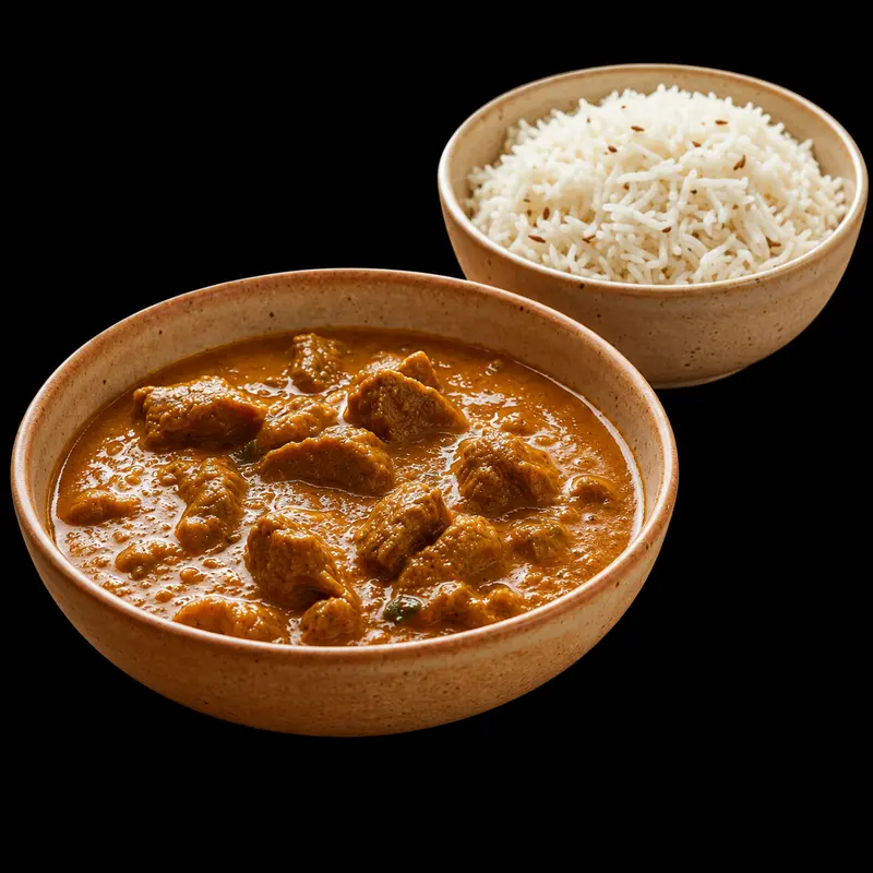 Lamb Curry — Lamb & Goat at Hamro Restaurant, Cincinnati, OH