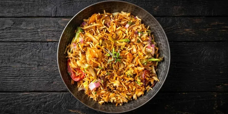 Shrimp Fried Rice — Rice at Hamro Restaurant, Cincinnati, OH