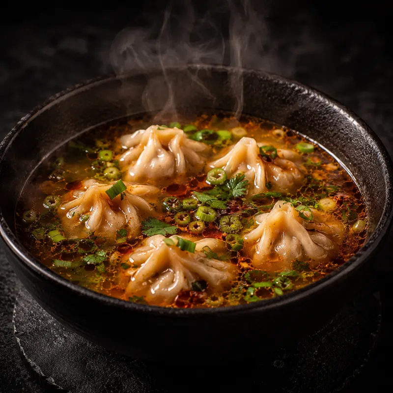 Veg Jhol MoMo — MoMo at Hamro Restaurant, Cincinnati, OH