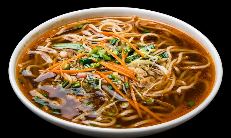 Veg Thukpa — Noodles at Hamro Restaurant, Cincinnati, OH